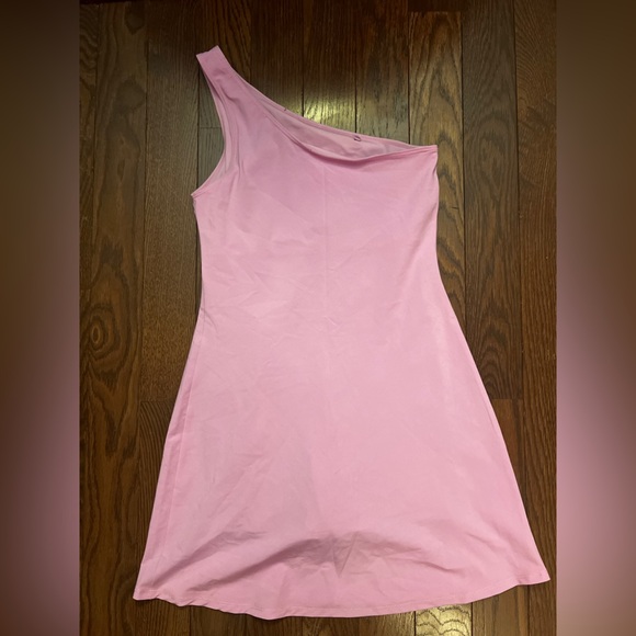 Abercrombie & Fitch Pink Athletic One Sleeve Dress Size XS - Picture 5 of 6